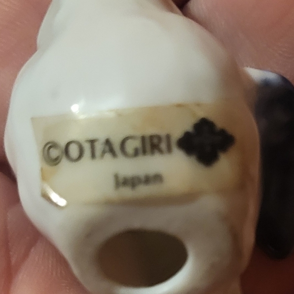 Pair of vintage Otagiri ceramic blue and white birds - Picture 4 of 7